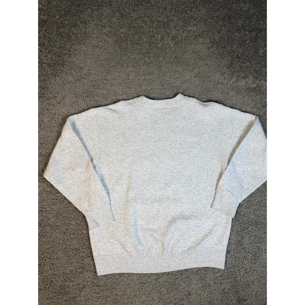 Vintage Indiana Hoosiers Sweatshirt Mens L Gray Basketball Crable Sportswear 90s - Picture 6 of 11